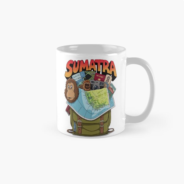 Item preview, Sumatra Indonesia Orangutan travel - Sumatra Asian Adventure Backpacking designed and sold by stickercuffs.