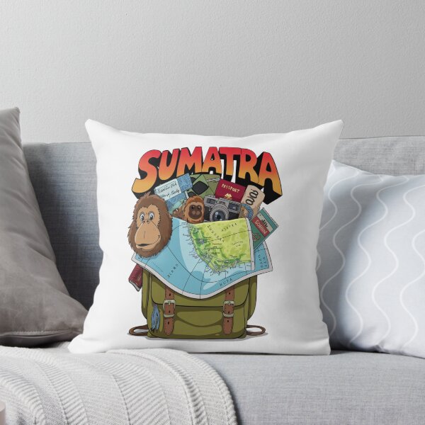 Item preview, Sumatra Indonesia Orangutan travel - Sumatra Asian Adventure Backpacking designed and sold by stickercuffs.