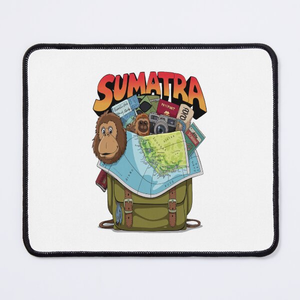 Item preview, Sumatra Indonesia Orangutan travel - Sumatra Asian Adventure Backpacking designed and sold by stickercuffs.