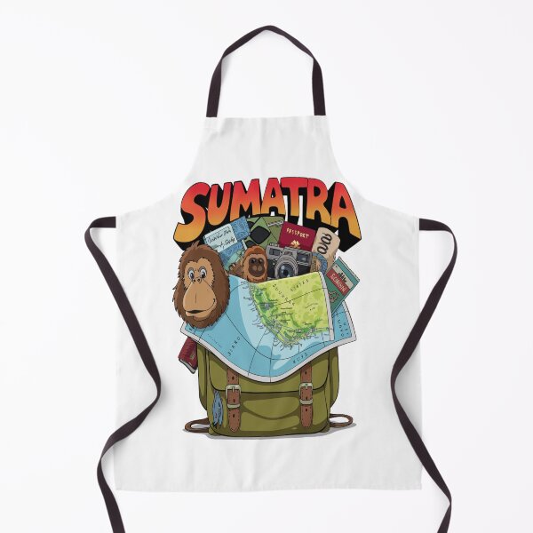 Item preview, Sumatra Indonesia Orangutan travel - Sumatra Asian Adventure Backpacking designed and sold by stickercuffs.