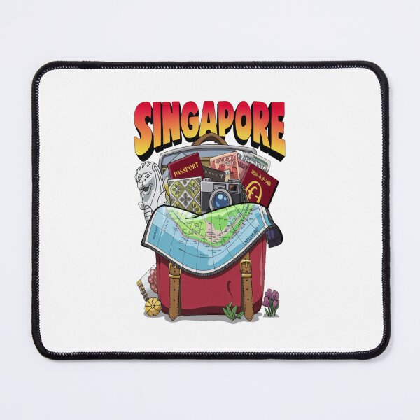 Item preview, Singapore travel Asia Malaysia - Singapore Asian Adventure Backpacking designed and sold by stickercuffs.