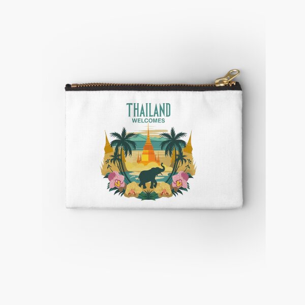Item preview, Thailand Welcomes Flag Map Bangkok, Menam River designed and sold by AnimalsDH305.