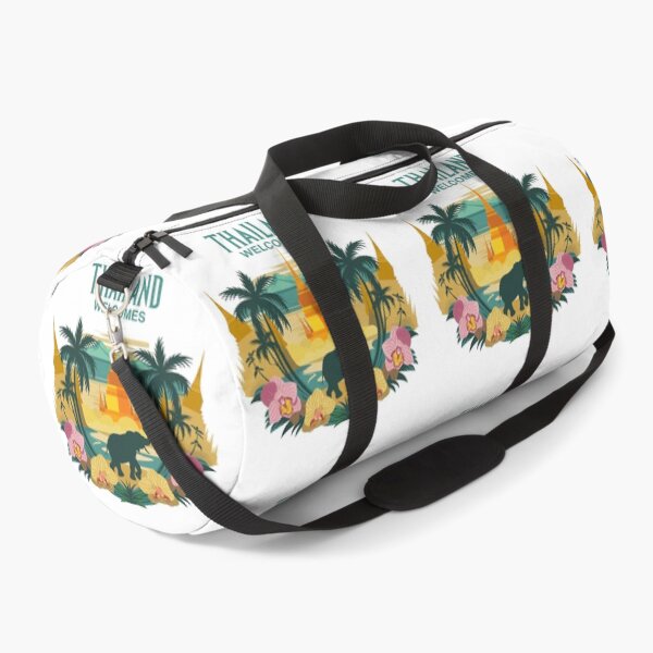 Item preview, Thailand Welcomes Flag Map Bangkok, Menam River designed and sold by AnimalsDH305.