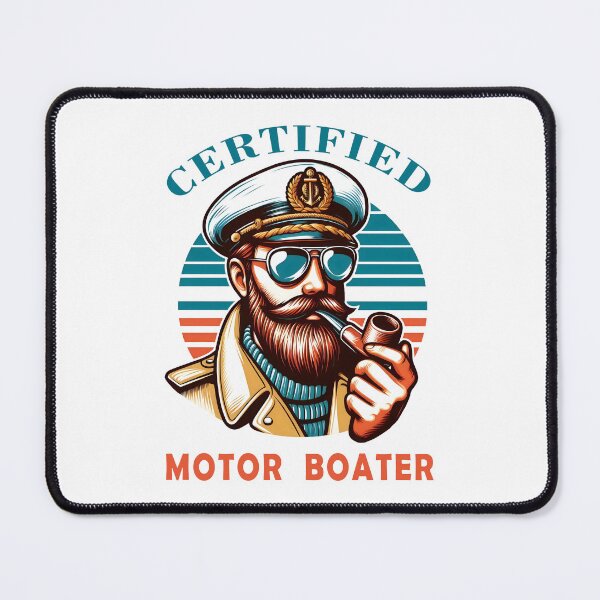 Item preview, Certified Motor Boater designed and sold by YatoMino.