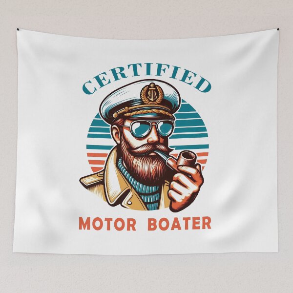 Item preview, Certified Motor Boater designed and sold by YatoMino.