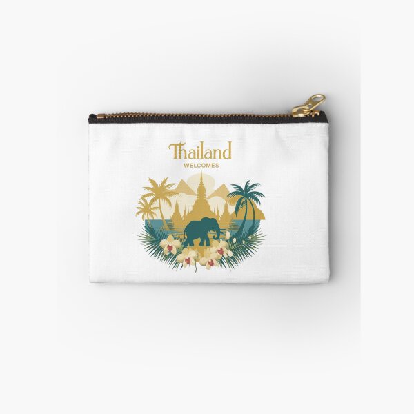 Item preview, Thailand Welcomes Flag Map Bangkok, Menam River designed and sold by AnimalsDH305.