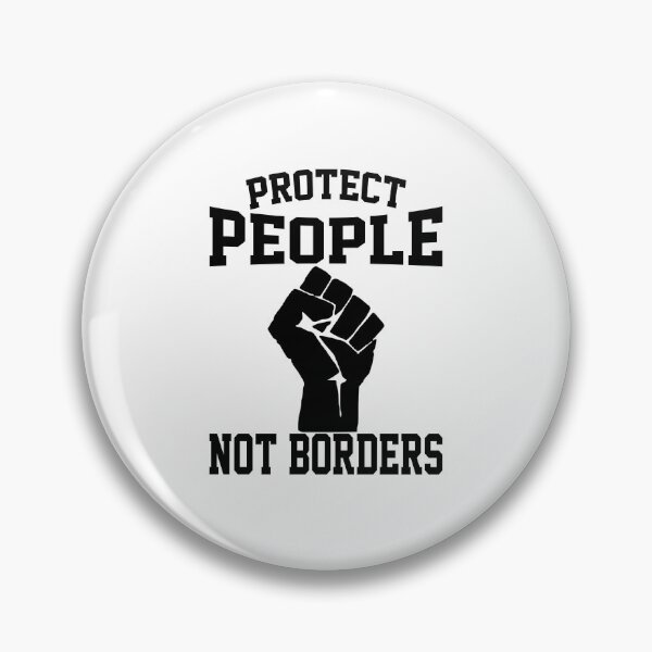 Item preview, Protect People Not Borders - Support Immigrants designed and sold by HappyArts90.