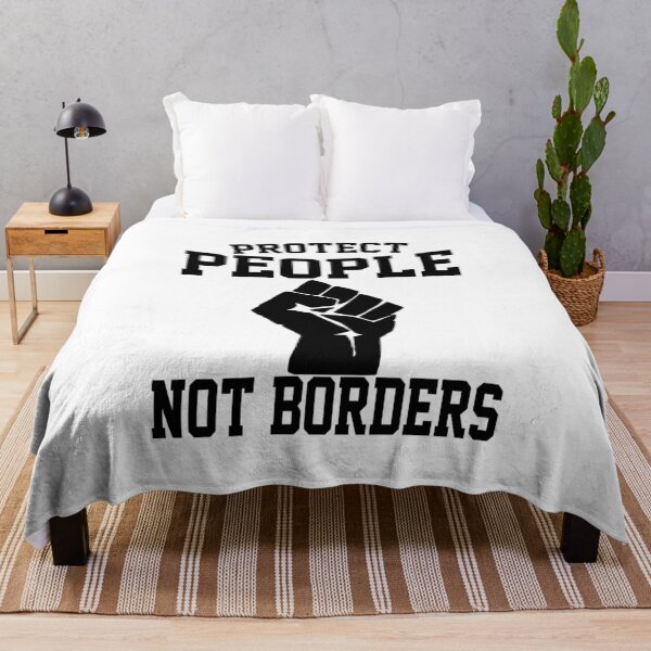 Item preview, Protect People Not Borders - Support Immigrants designed and sold by HappyArts90.