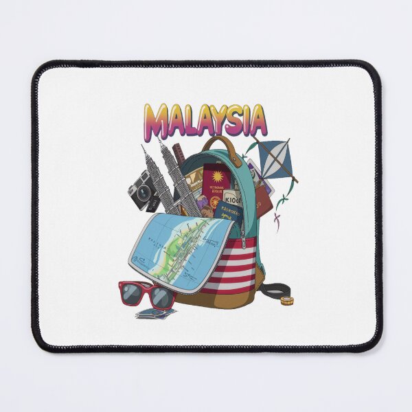 Item preview, Singapore travel Asia Malaysia - Malaysia Asian Adventure Backpacking designed and sold by stickercuffs.
