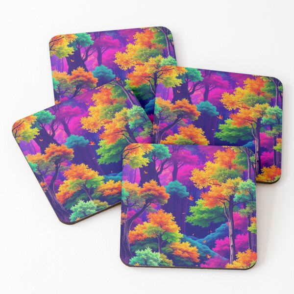 Item preview, Tree Pattern in Vibrant Colours 1 designed and sold by AussieConcepts.