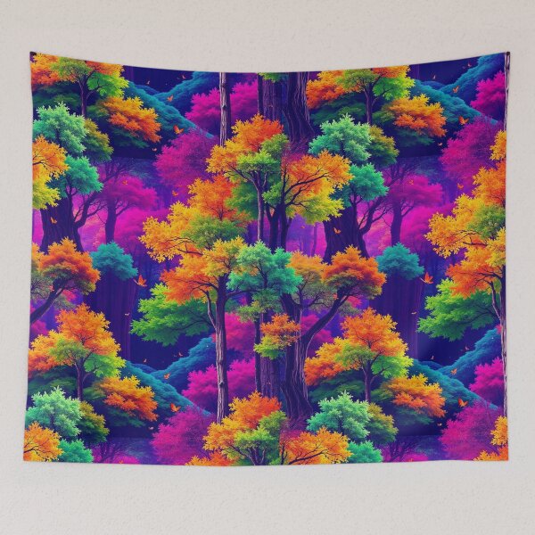 Item preview, Tree Pattern in Vibrant Colours 1 designed and sold by AussieConcepts.