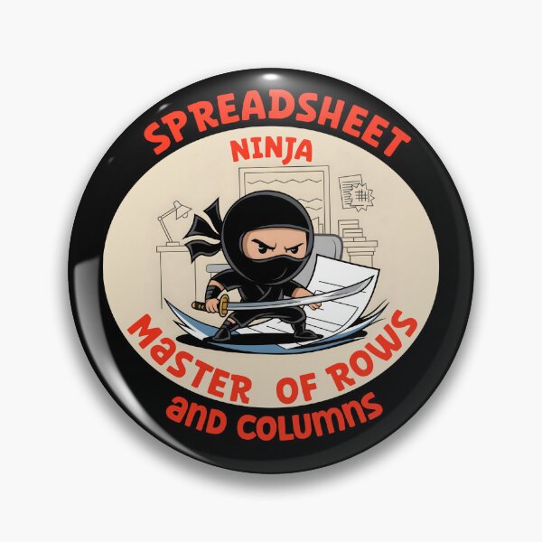 Item preview, Spreadsheet Ninja: Excel Data Lover designed and sold by Dot1001.