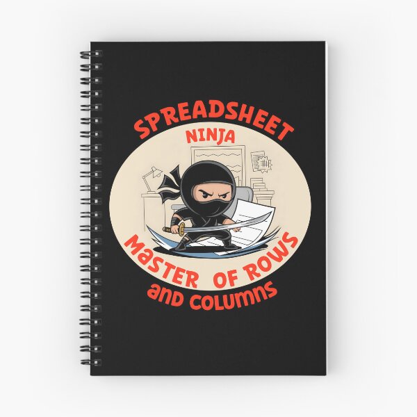 Item preview, Spreadsheet Ninja: Excel Data Lover designed and sold by Dot1001.
