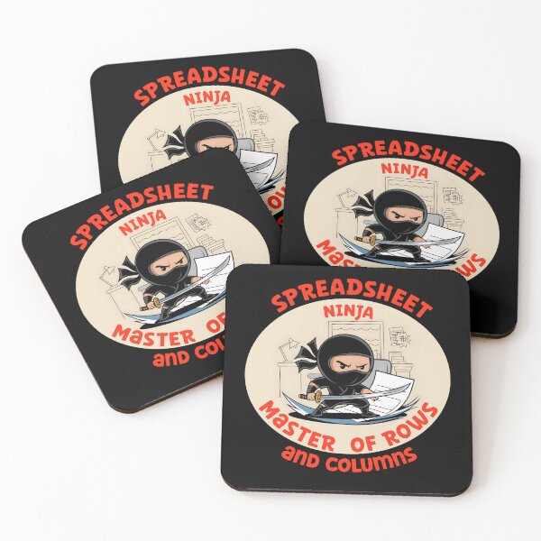 Item preview, Spreadsheet Ninja: Excel Data Lover designed and sold by Dot1001.