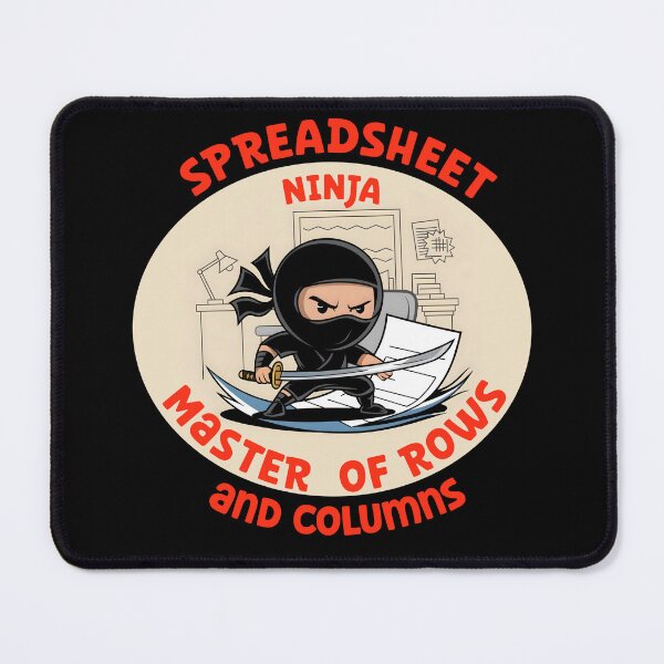 Item preview, Spreadsheet Ninja: Excel Data Lover designed and sold by Dot1001.