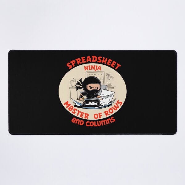 Item preview, Spreadsheet Ninja: Excel Data Lover designed and sold by Dot1001.