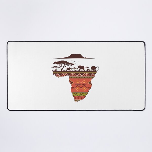 Item preview, Tanzania Welcomes Flag Map Kilimanjaro, Zanzibar, Lake Victoria, designed and sold by AnimalsDH305.