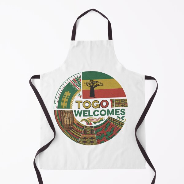 Item preview, Togo Welcomes Flag Map Lomé, Togo mountains designed and sold by AnimalsDH305.