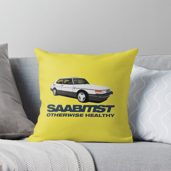 Item preview, Saabitist, otherwise healthy - with white SAAB 900 Turbo designed and sold by knappidesign.
