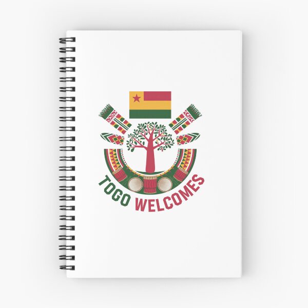 Item preview, Togo Welcomes Flag Map Lomé, Togo mountains designed and sold by AnimalsDH305.