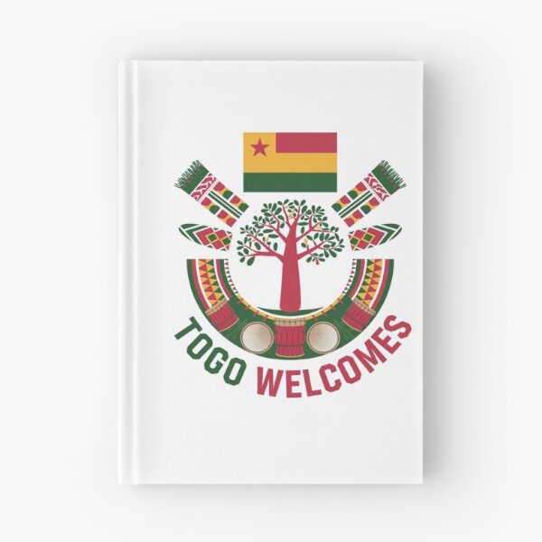 Item preview, Togo Welcomes Flag Map Lomé, Togo mountains designed and sold by AnimalsDH305.