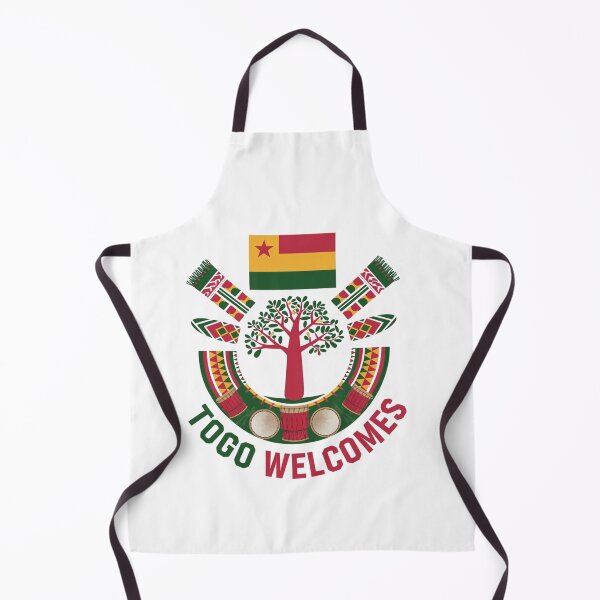 Item preview, Togo Welcomes Flag Map Lomé, Togo mountains designed and sold by AnimalsDH305.