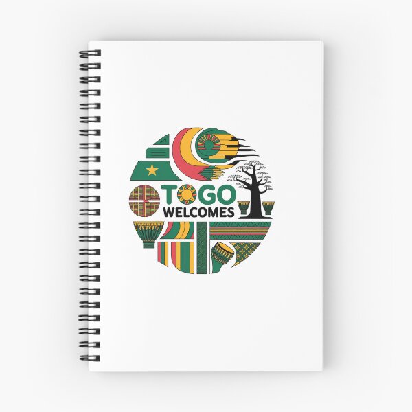 Item preview, Togo Welcomes Flag Map Lomé, Togo mountains designed and sold by AnimalsDH305.
