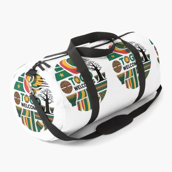Item preview, Togo Welcomes Flag Map Lomé, Togo mountains designed and sold by AnimalsDH305.