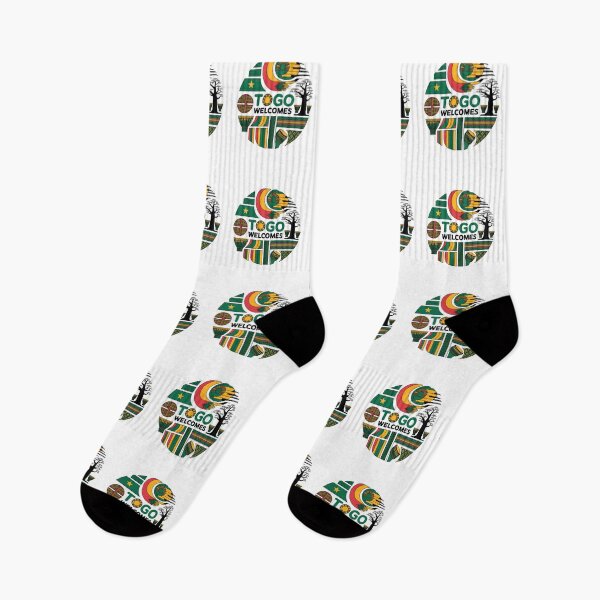 Item preview, Togo Welcomes Flag Map Lomé, Togo mountains designed and sold by AnimalsDH305.