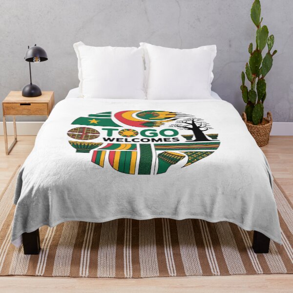 Item preview, Togo Welcomes Flag Map Lomé, Togo mountains designed and sold by AnimalsDH305.