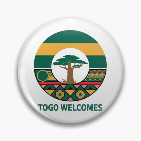 Item preview, Togo Welcomes Flag Map Lomé, Togo mountains designed and sold by AnimalsDH305.