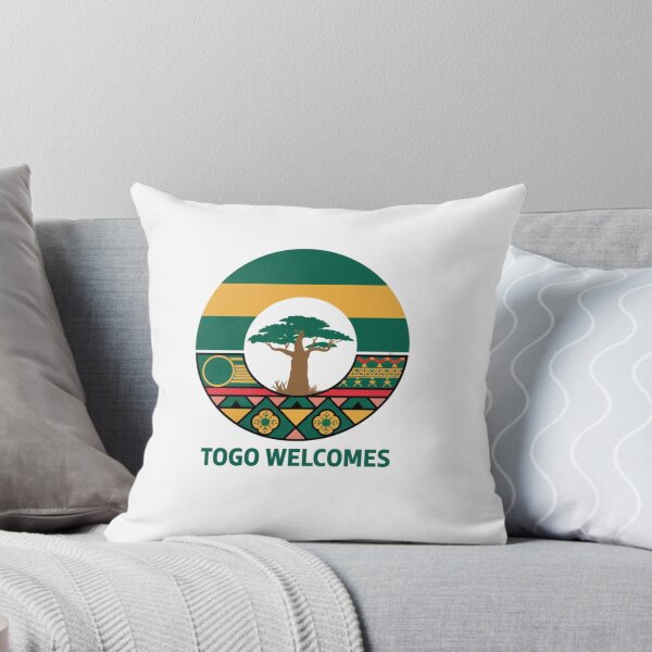 Item preview, Togo Welcomes Flag Map Lomé, Togo mountains designed and sold by AnimalsDH305.