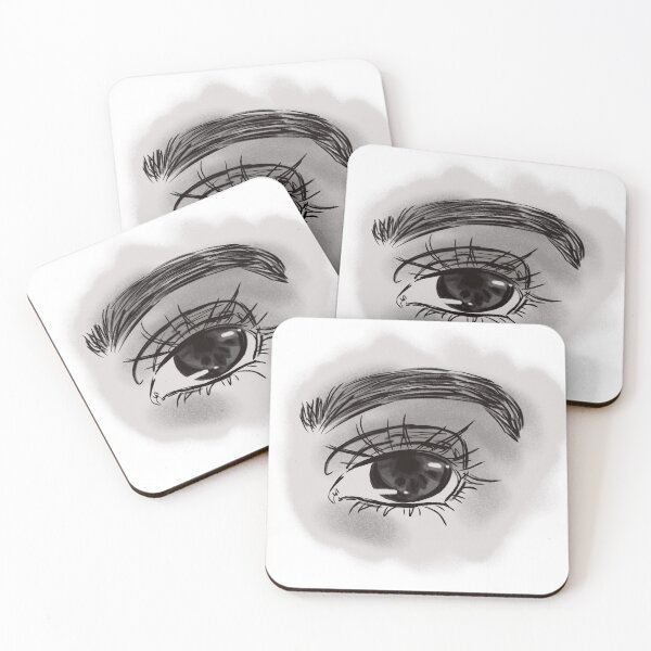 Item preview, charcoal effect eye designed and sold by Kalhanne.