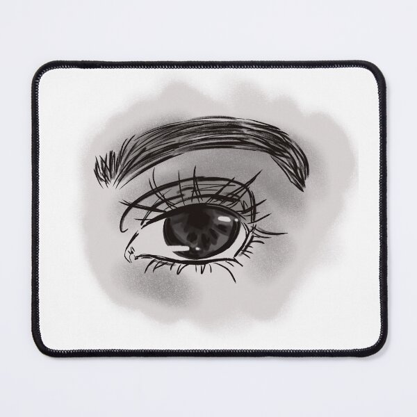 Item preview, charcoal effect eye designed and sold by Kalhanne.