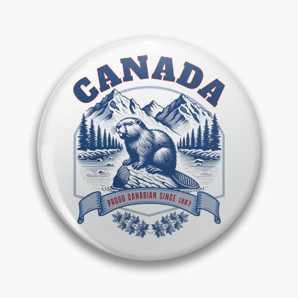 Item preview, PROUD CANADIAN SINCE 1867 - VINTAGE BEAVER CANADA designed and sold by justyna-s28.