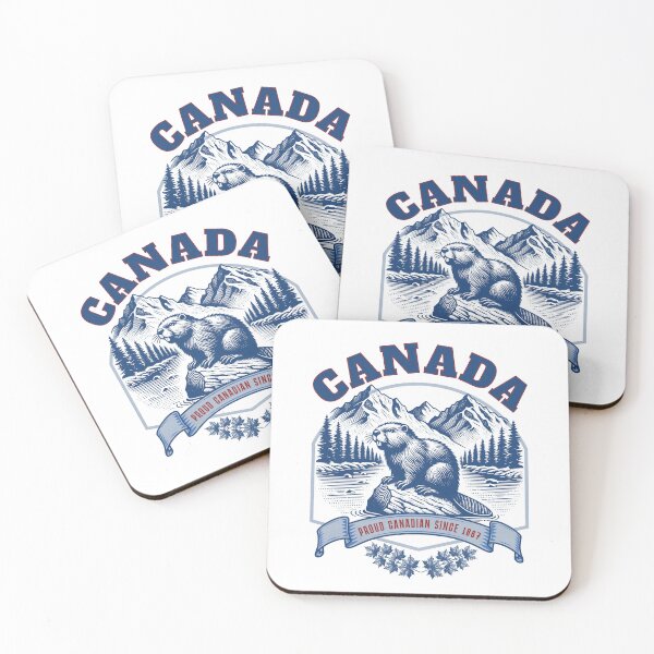 Item preview, PROUD CANADIAN SINCE 1867 - VINTAGE BEAVER CANADA designed and sold by justyna-s28.