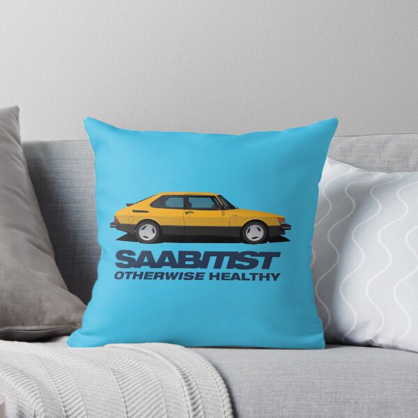 Item preview, Saabitist, otherwise healthy - yellow SAAB 900 Turbo Aero designed and sold by knappidesign.