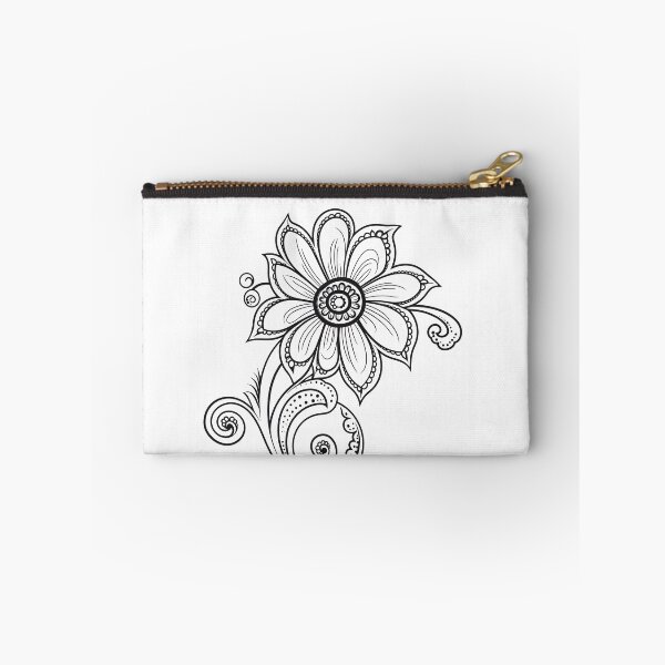 Item preview, Flower #5 Coloring Page Pattern  designed and sold by DavidColoring.
