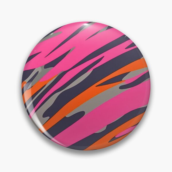 Item preview, Dynamic Tiger Stripe Camouflage Pattern with Vibrant Pink Gray Orange Hues designed and sold by CamouflageLab.