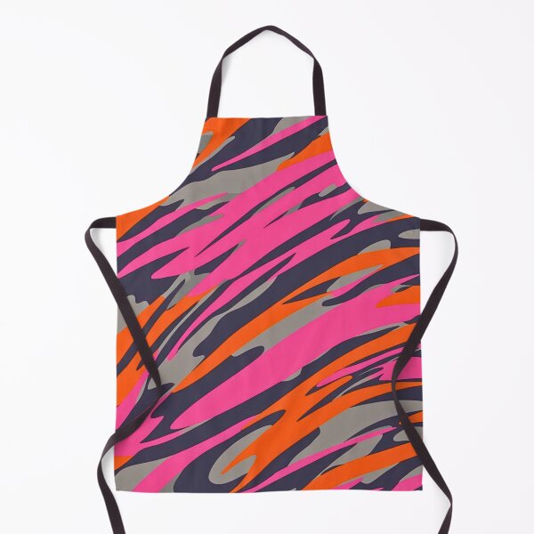 Item preview, Dynamic Tiger Stripe Camouflage Pattern with Vibrant Pink Gray Orange Hues designed and sold by CamouflageLab.