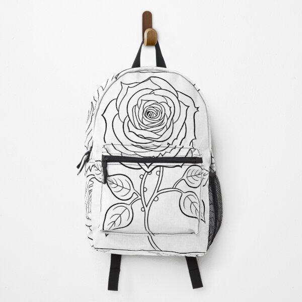 Item preview, Flower Rose Coloring Page Pattern designed and sold by DavidColoring.