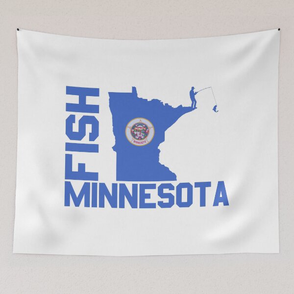 Item preview, Fish Minnesota State Outline designed and sold by Esskay Designs.