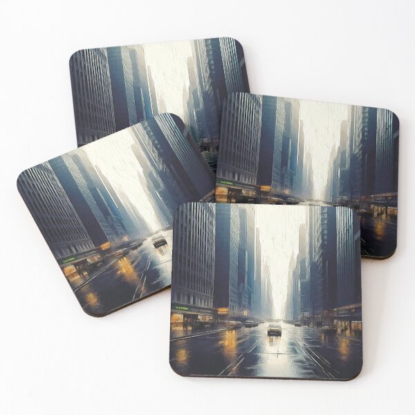 Item preview, New York in the rain designed and sold by Leuil.