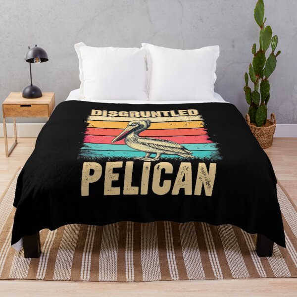 Item preview, Vintage Disgruntled Pelican Retro T-Shirt – Funny Bird Lover Gift for Pelican Fans designed and sold by Colorful-Garden.