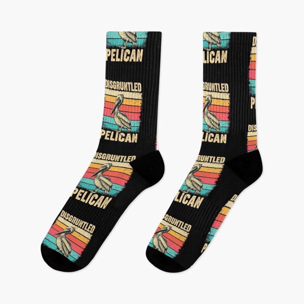 Item preview, Vintage Disgruntled Pelican Retro T-Shirt – Funny Bird Lover Gift for Pelican Fans designed and sold by Colorful-Garden.