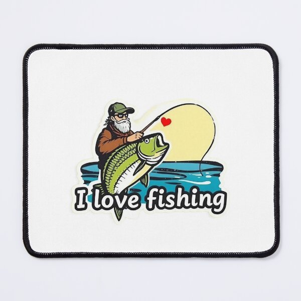 Item preview, I love fishing designed and sold by JackFreestone.