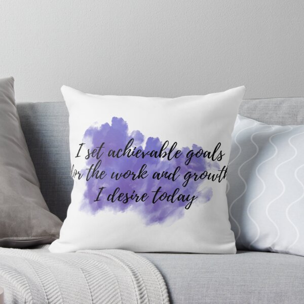 Item preview, I set achievable goals for the work and growth I desire today - Positive Affirmations - For Work [ 2025 - Collection ] designed and sold by elmsstudios.