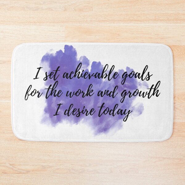 Item preview, I set achievable goals for the work and growth I desire today - Positive Affirmations - For Work [ 2025 - Collection ] designed and sold by elmsstudios.