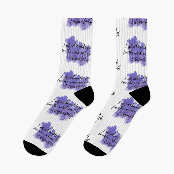 Item preview, I set achievable goals for the work and growth I desire today - Positive Affirmations - For Work [ 2025 - Collection ] designed and sold by elmsstudios.