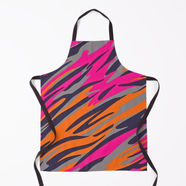 Item preview, Striking Tiger Stripe Camo Pattern Merging Bold Pink Gray Orange Camouflage Elements designed and sold by CamouflageLab.